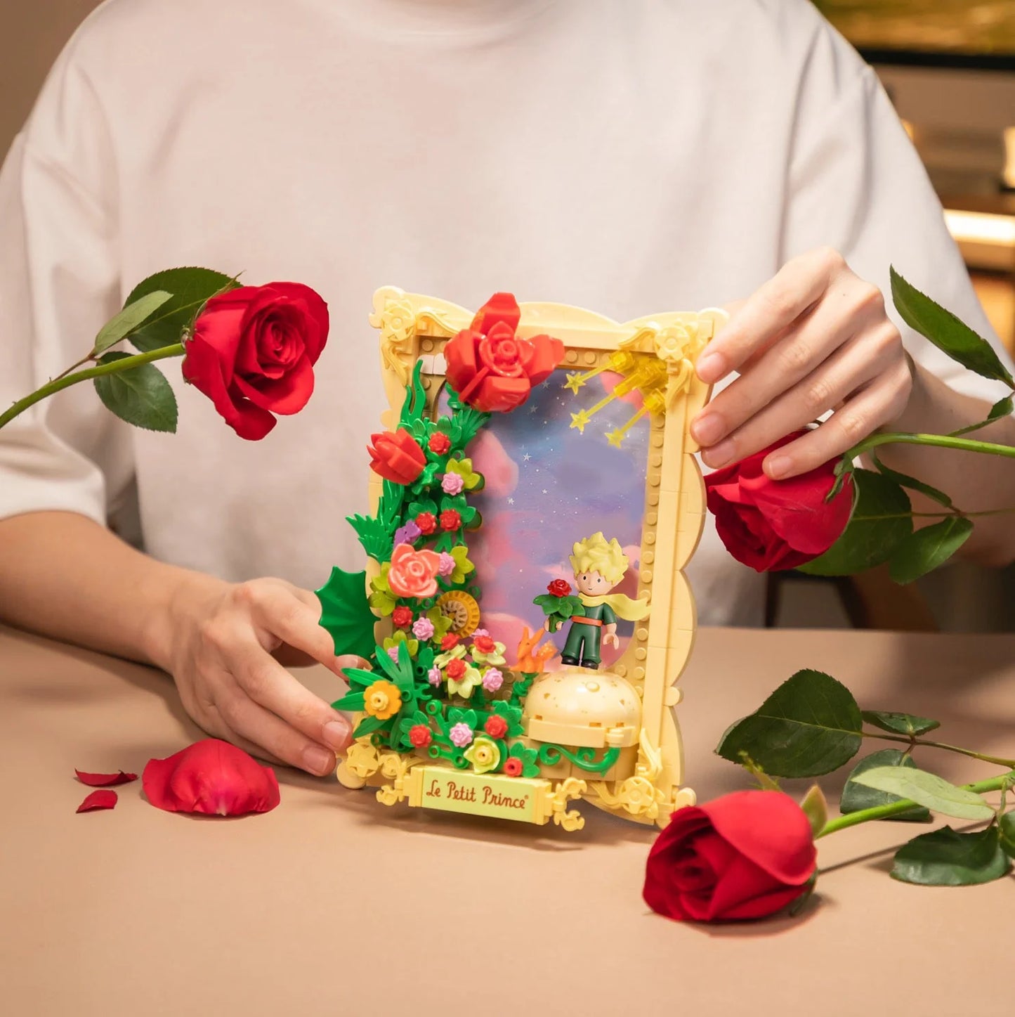 86313EN PANTASY Le Petit Prince - La Rosa (Ritratto 3D)