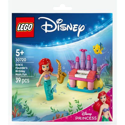 DISPONIBILE DA GENNAIO 2026 - 30720 LEGO Polybag Disney - Divertimento musicale per il compleanno di Ariel e Flounder