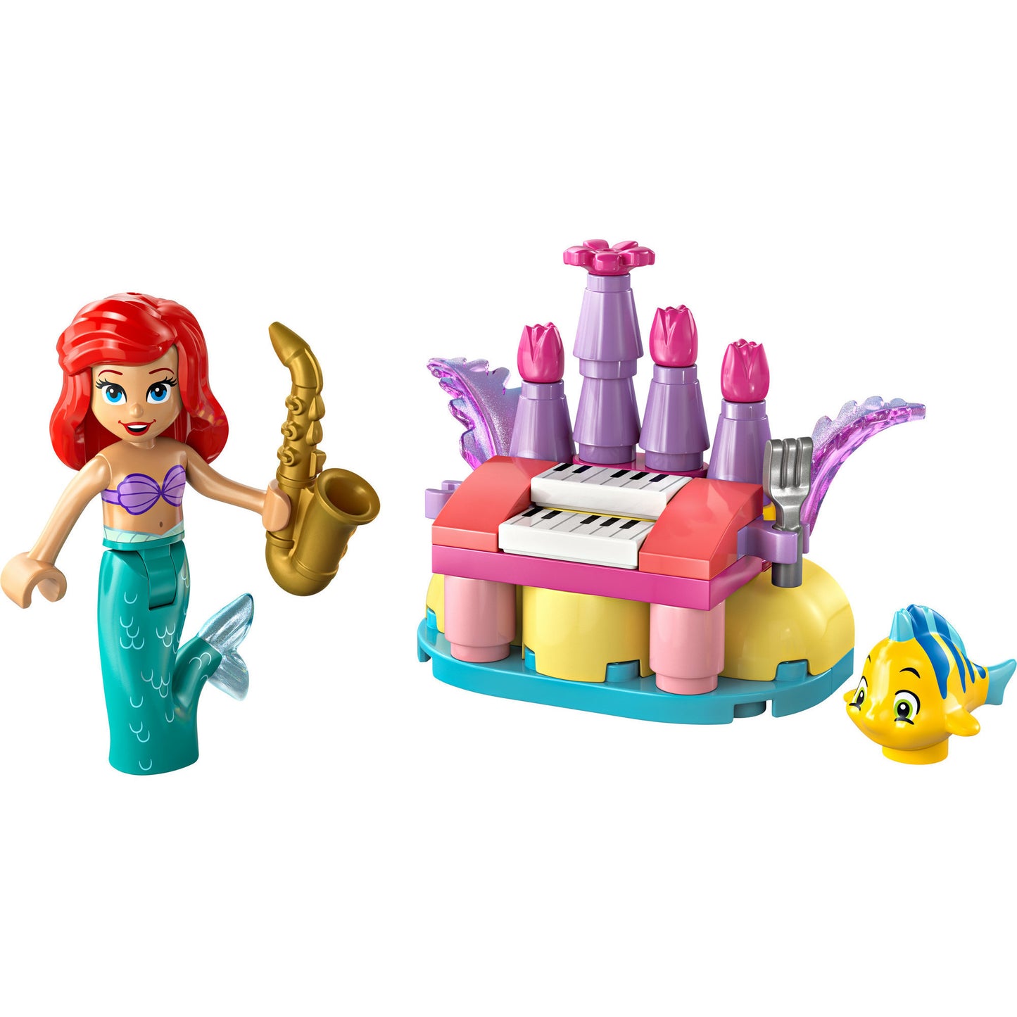 DISPONIBILE DA GENNAIO 2026 - 30720 LEGO Polybag Disney - Divertimento musicale per il compleanno di Ariel e Flounder