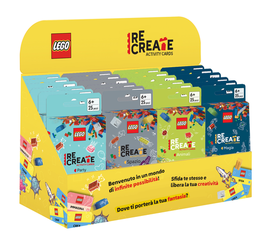 LEGO ReCreate Activity Cards - PARTY -Italiano