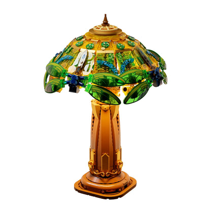 85042 PANTASY Retrò - Lampada da Tavolo in Vetro Tiffany