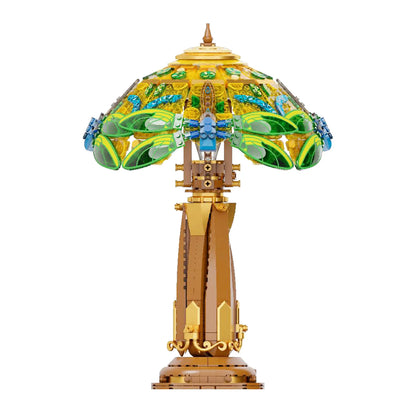 85042 PANTASY Retrò - Lampada da Tavolo in Vetro Tiffany