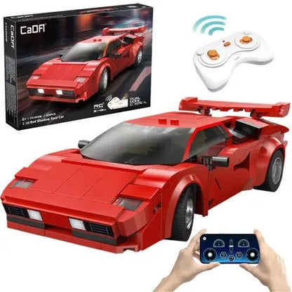 C51085W - CADA - RC Red Shadow Racing Car - 328 Pezzi