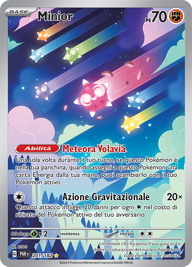 Carta Pokemon - Paradosso Temporale - 201/182 - MINIOR - Italiano