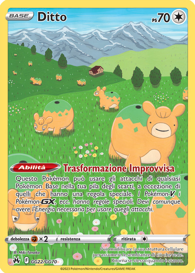 Carta Pokemon - Zenit Regale - GG22/GG70 - DITTO - Italiano