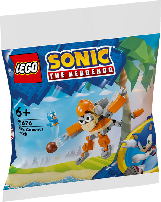 30676 LEGO Polybag Sonic - Attacco con le noci di cocco di Kiki