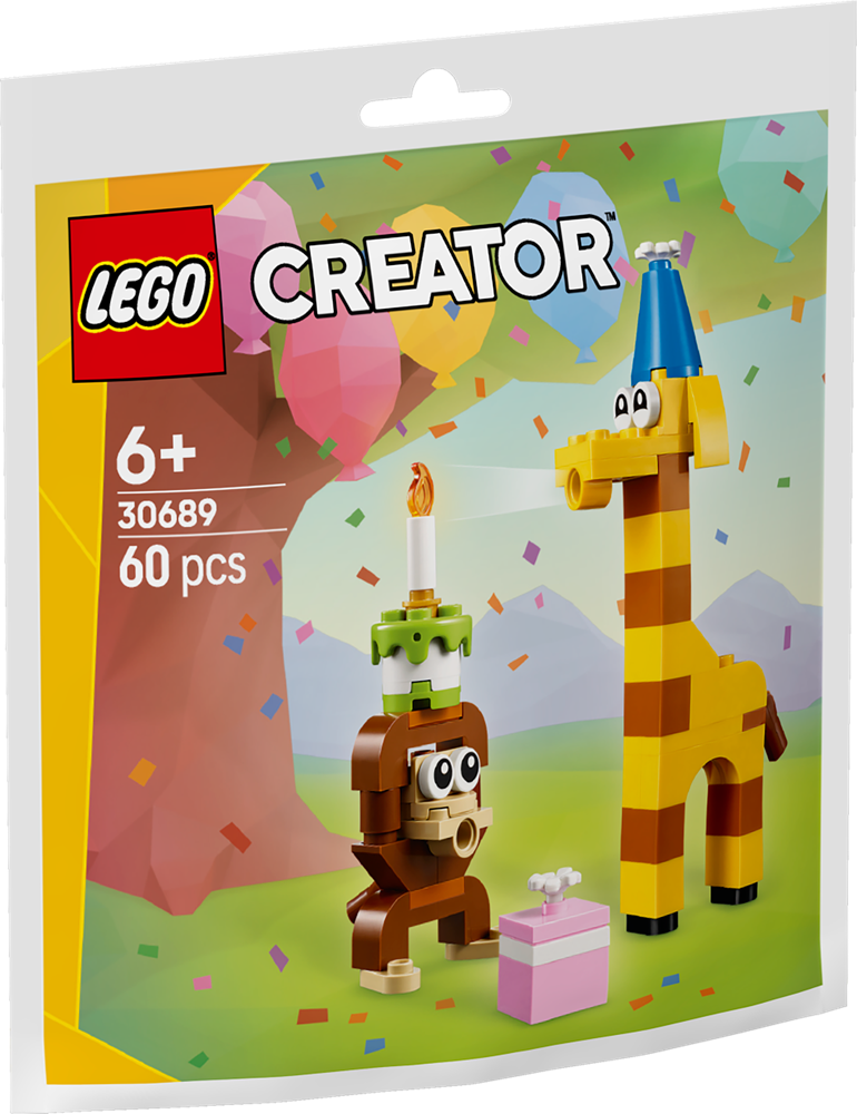 30689 LEGO Polybag Creator - Animali della festa di compleanno