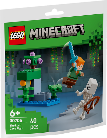 30705 LEGO Polybag Minecraft - Duello nella grotta lussureggiante