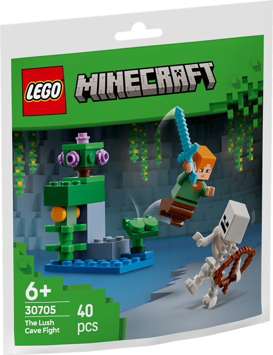 30705 LEGO Polybag Minecraft - Duello nella grotta lussureggiante