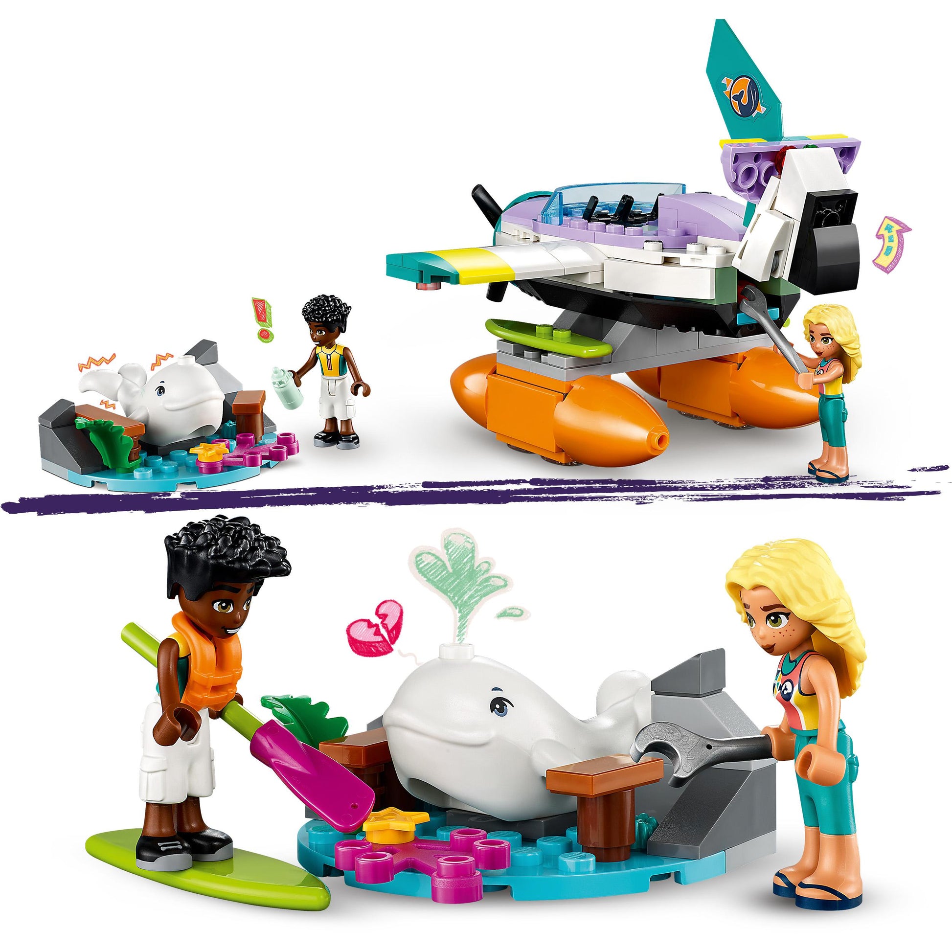 LEGO FRIENDS IDROVOLANTE DI SALVATAGGIO 41752