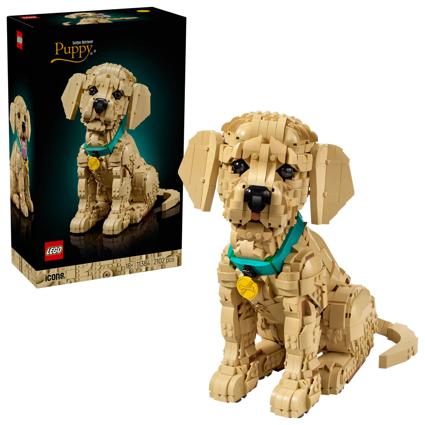 DISPONIBILE DA APRILE 2026 - 11384 LEGO ICONS - Cucciolo di Golden Retriever
