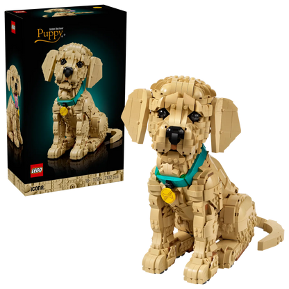 DISPONIBILE DA APRILE 2026 - 11384 LEGO ICONS - Cucciolo di Golden Retriever