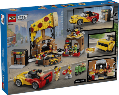 DISPONIBILE DA GIUGNO 2026 - 60496 LEGO City - Centro di consegna pizze con veicoli