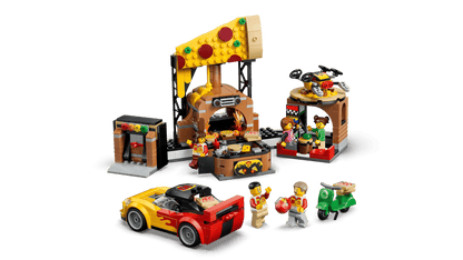 DISPONIBILE DA GIUGNO 2026 - 60496 LEGO City - Centro di consegna pizze con veicoli