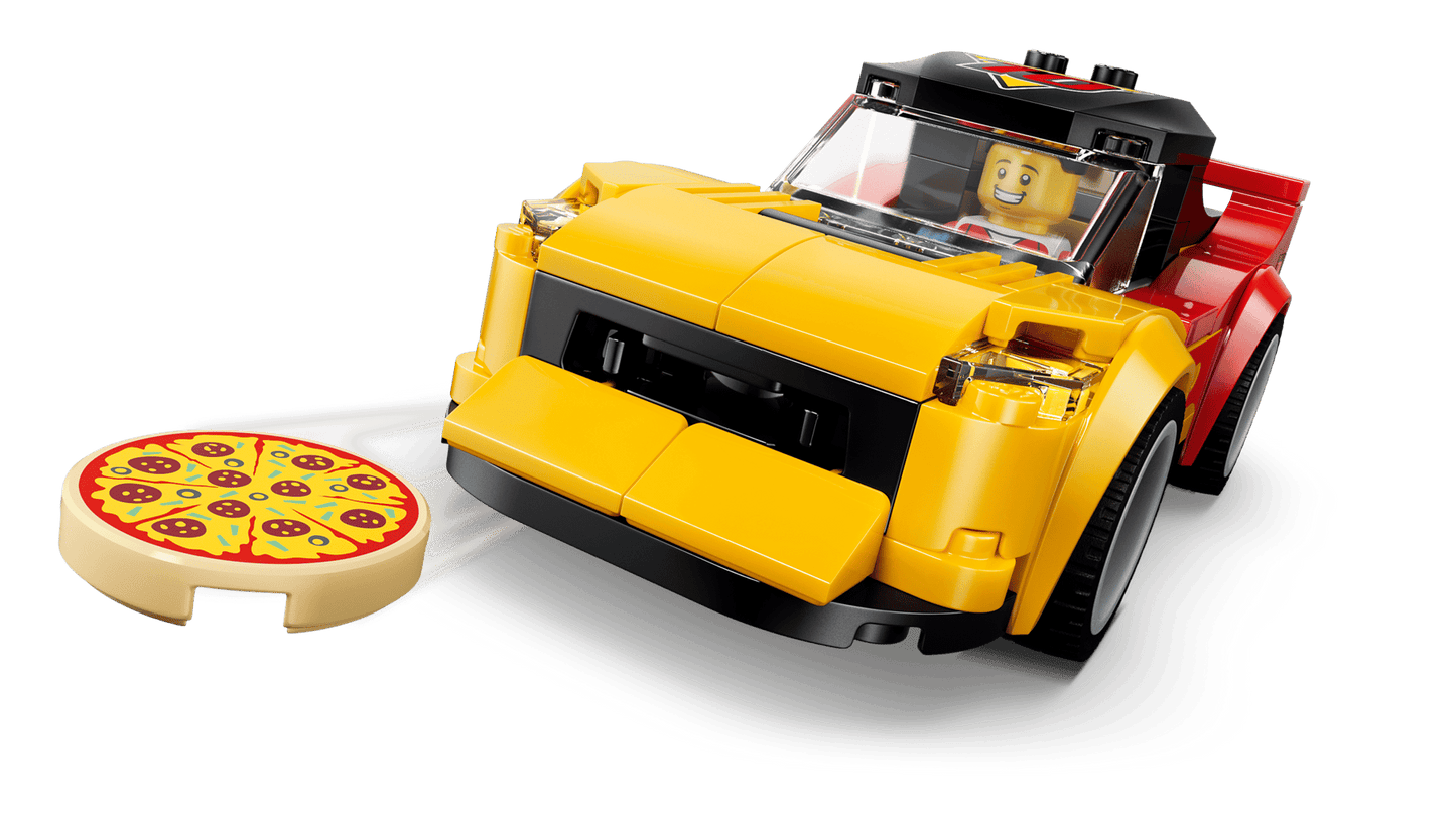 DISPONIBILE DA GIUGNO 2026 - 60496 LEGO City - Centro di consegna pizze con veicoli