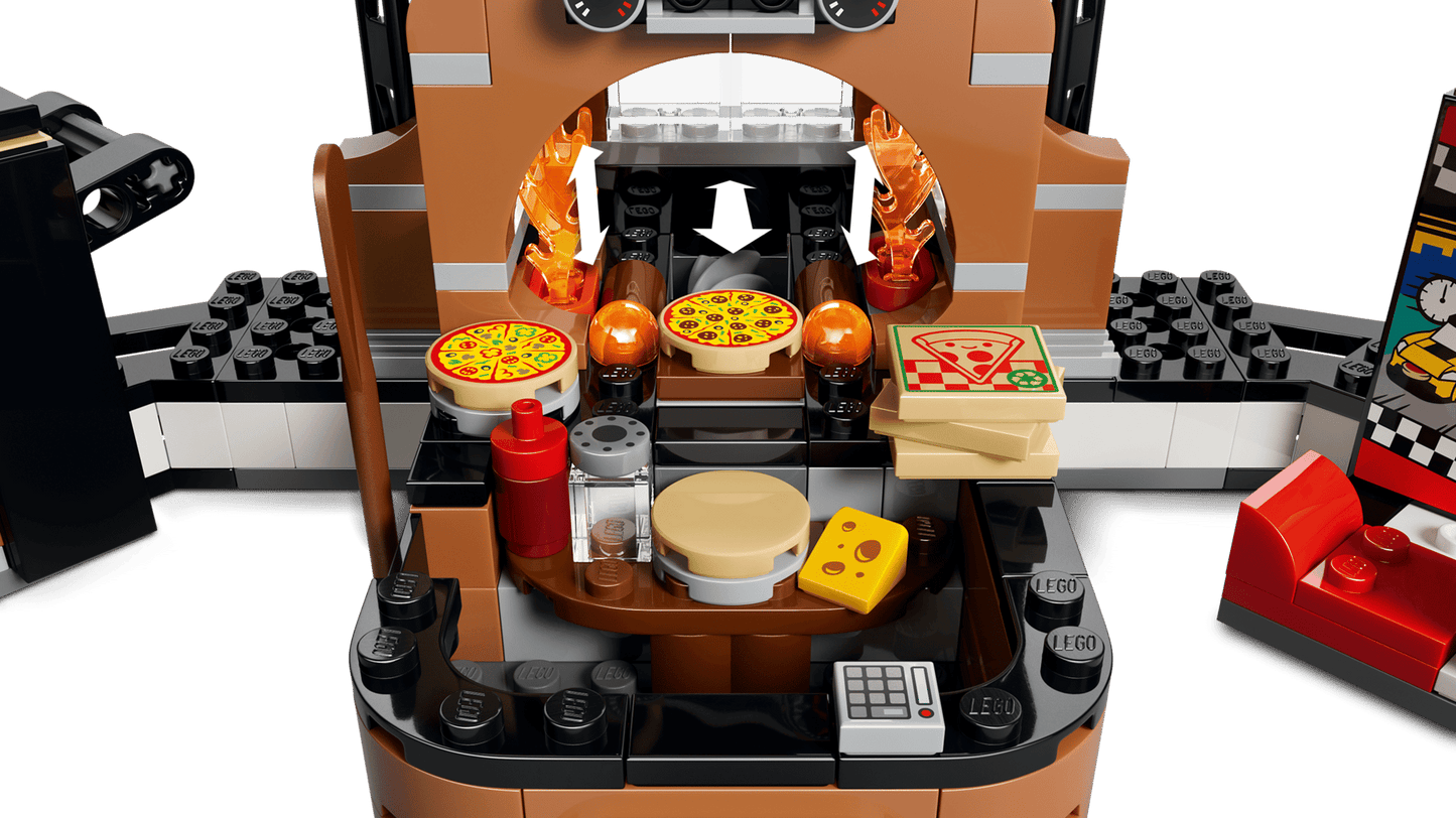 DISPONIBILE DA GIUGNO 2026 - 60496 LEGO City - Centro di consegna pizze con veicoli