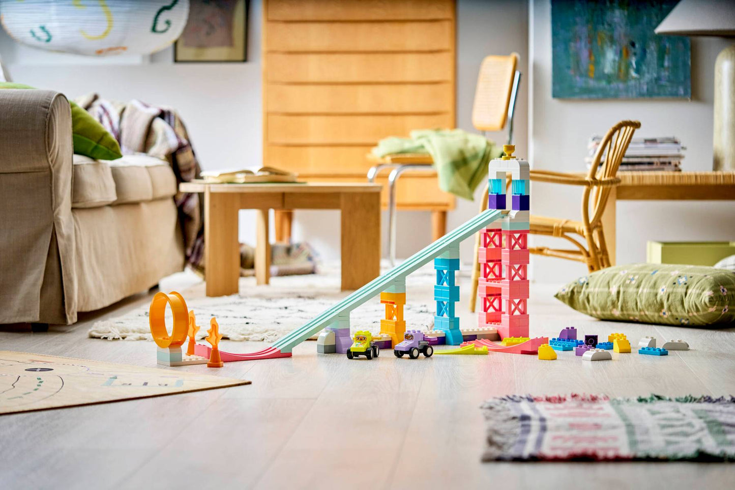 10478 Duplo - Rampe creative 3 in 1 con veicoli