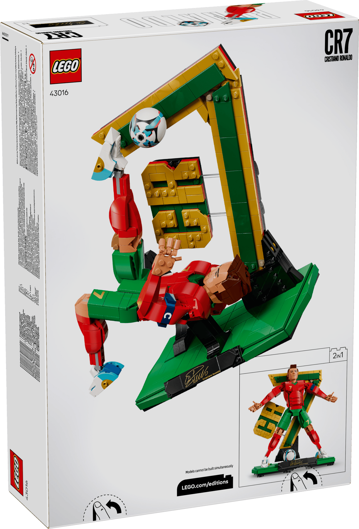 43016 LEGO Editions - Cristiano Ronaldo – Leggenda del calcio
