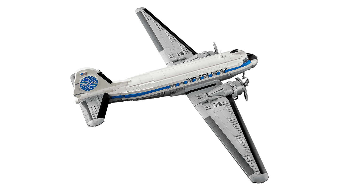 11378 ESCLUSIVA LEGO ICONS - Aereo di linea Douglas™ DC-3™ PAN AM®