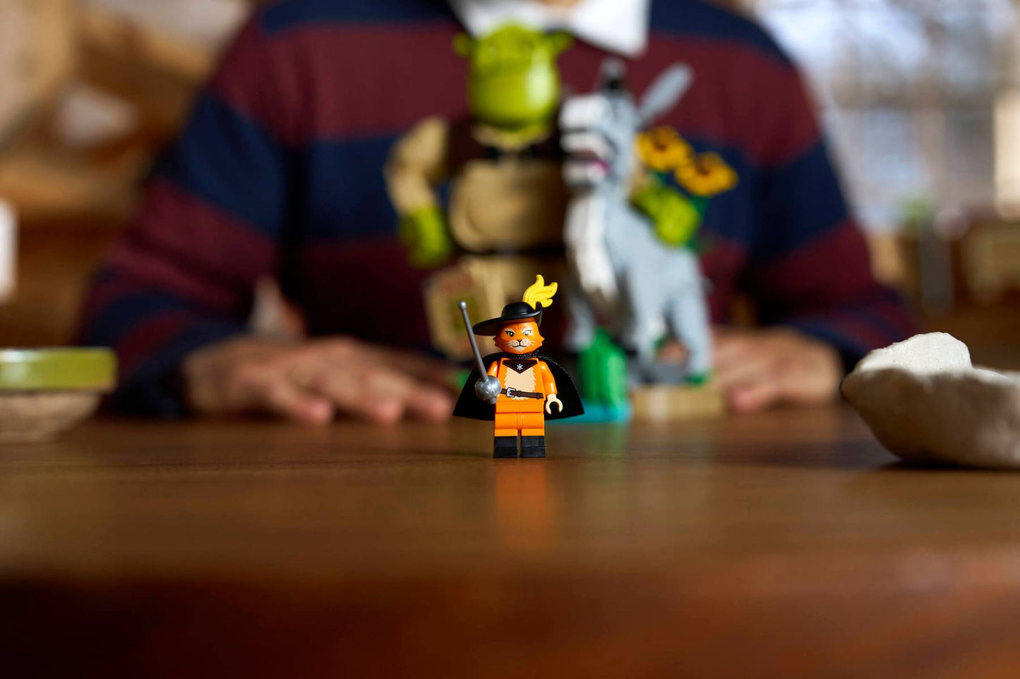 DISPONIBILE DA AGOSTO 2026 - 72423 LEGO Shrek - Shrek, Ciuchino e Gatto con gli Stivali