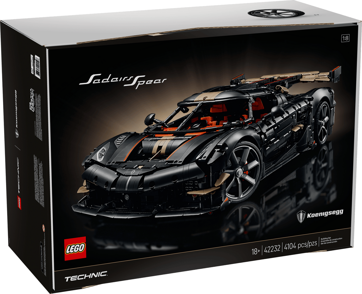DISPONIBILE DA SETTEMBRE 2026 - 42232 LEGO Technic - Hypercar Koenigsegg Sadair's Spear