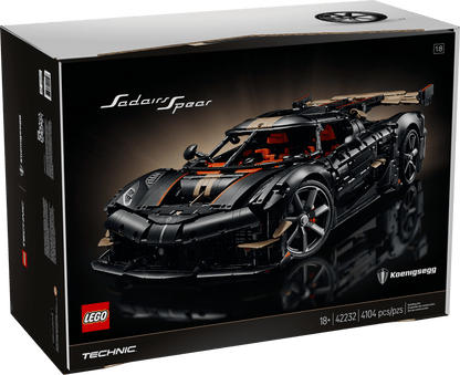 DISPONIBILE DA SETTEMBRE 2026 - 42232 LEGO Technic - Hypercar Koenigsegg Sadair's Spear