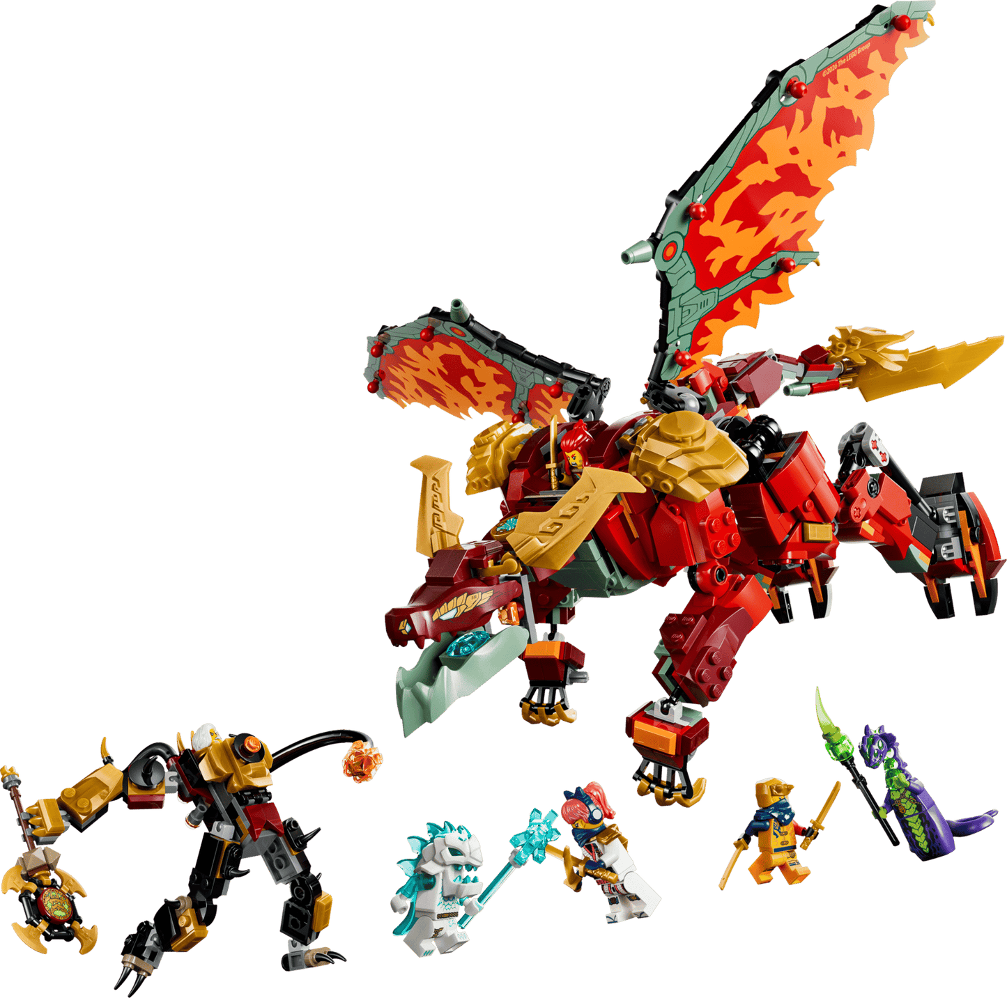 DISPONIBILE DA GIUGNO 2026 - 71868 LEGO Ninjago - Mech drago mutaforma di Wyldfyre