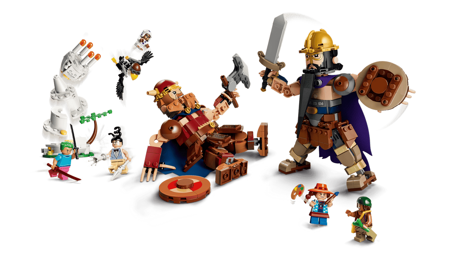 DISPONIBILE DA AGOSTO 2026 - 75644 LEGO One Piece - Dori contro Brogi – Giganti di Little Garden