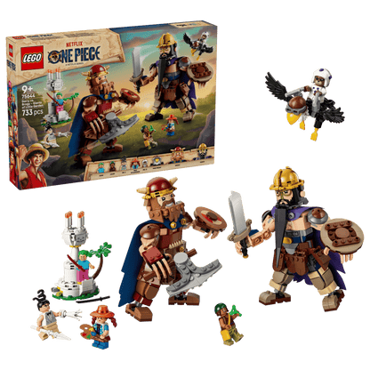 DISPONIBILE DA AGOSTO 2026 - 75644 LEGO One Piece - Dori contro Brogi – Giganti di Little Garden