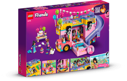 DISPOINIBILE DA GENNAIO 2027 - 42718 LEGO - Friends - Party Bus dell’Amicizia