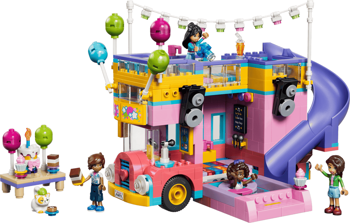 DISPOINIBILE DA GENNAIO 2027 - 42718 LEGO - Friends - Party Bus dell’Amicizia
