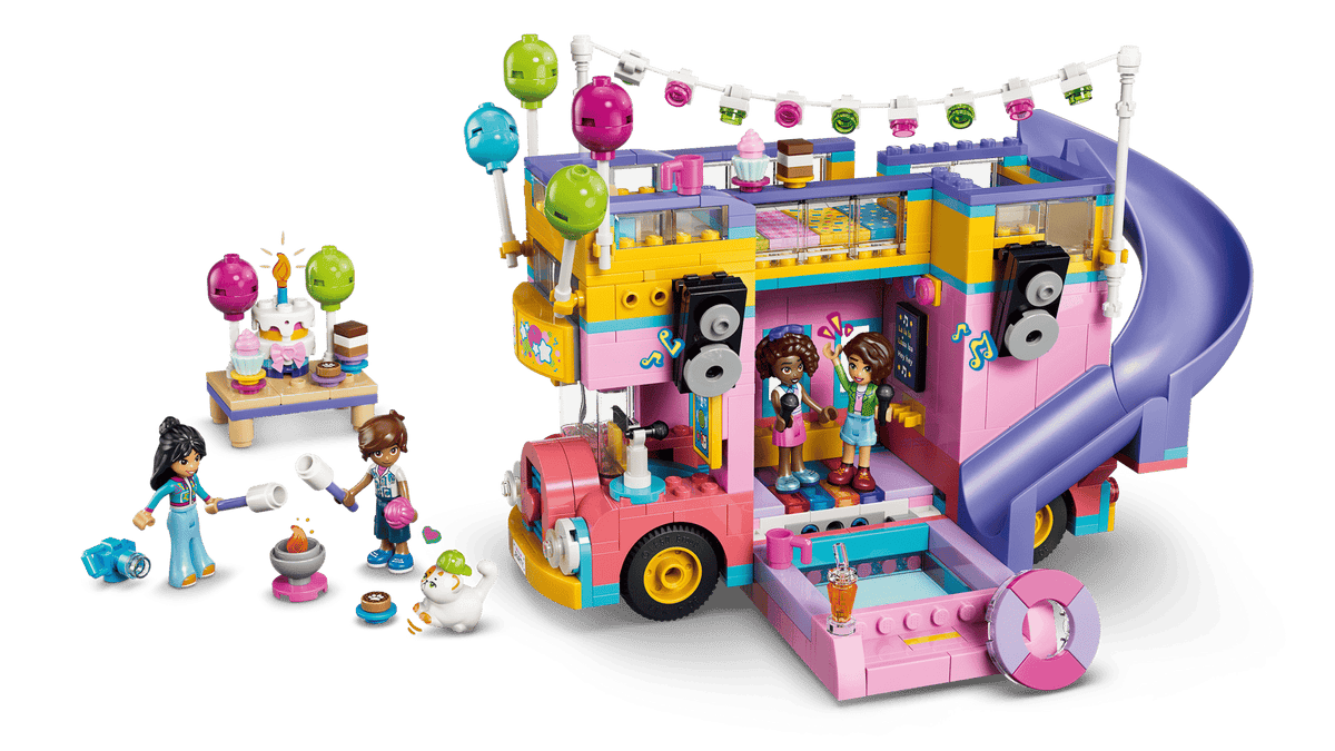 DISPOINIBILE DA GENNAIO 2027 - 42718 LEGO - Friends - Party Bus dell’Amicizia