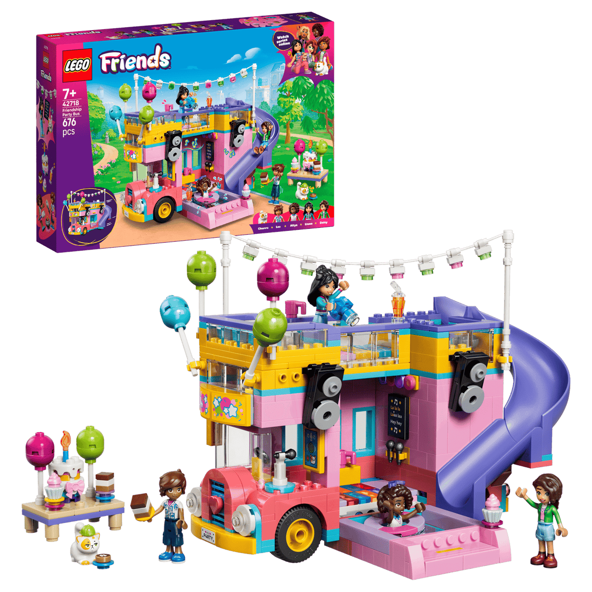 DISPOINIBILE DA GENNAIO 2027 - 42718 LEGO - Friends - Party Bus dell’Amicizia