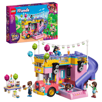 DISPOINIBILE DA GENNAIO 2027 - 42718 LEGO - Friends - Party Bus dell’Amicizia