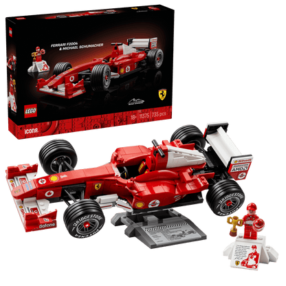 11375 LEGO ICONS - Ferrari F2004 e Michael Schumacher