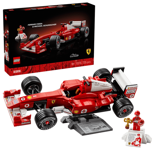 11375 LEGO ICONS - Ferrari F2004 e Michael Schumacher