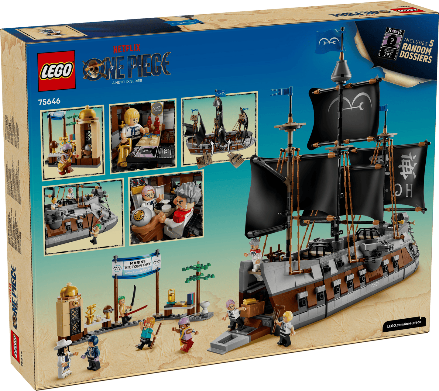 DISPONIBILE DA AGOSTO 2026 - 75646 LEGO One Piece - La nave da guerra di Garp