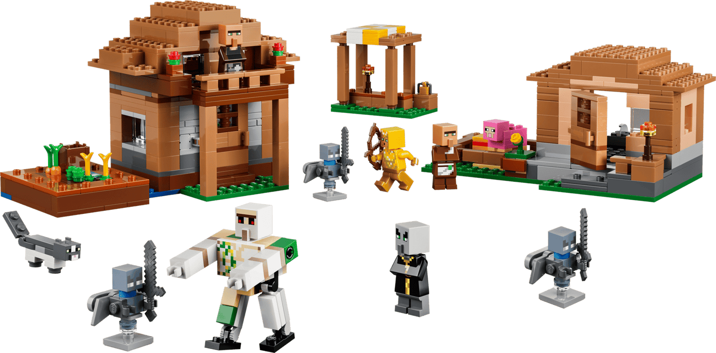 DISPONIBILE DA GIUGNO 2026 - 21596 LEGO Minecraft - Attacco al villaggio dell’Evocatore