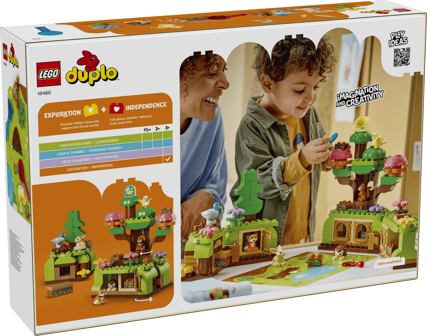 10480 Duplo - Foresta esplorativa con animali selvatici