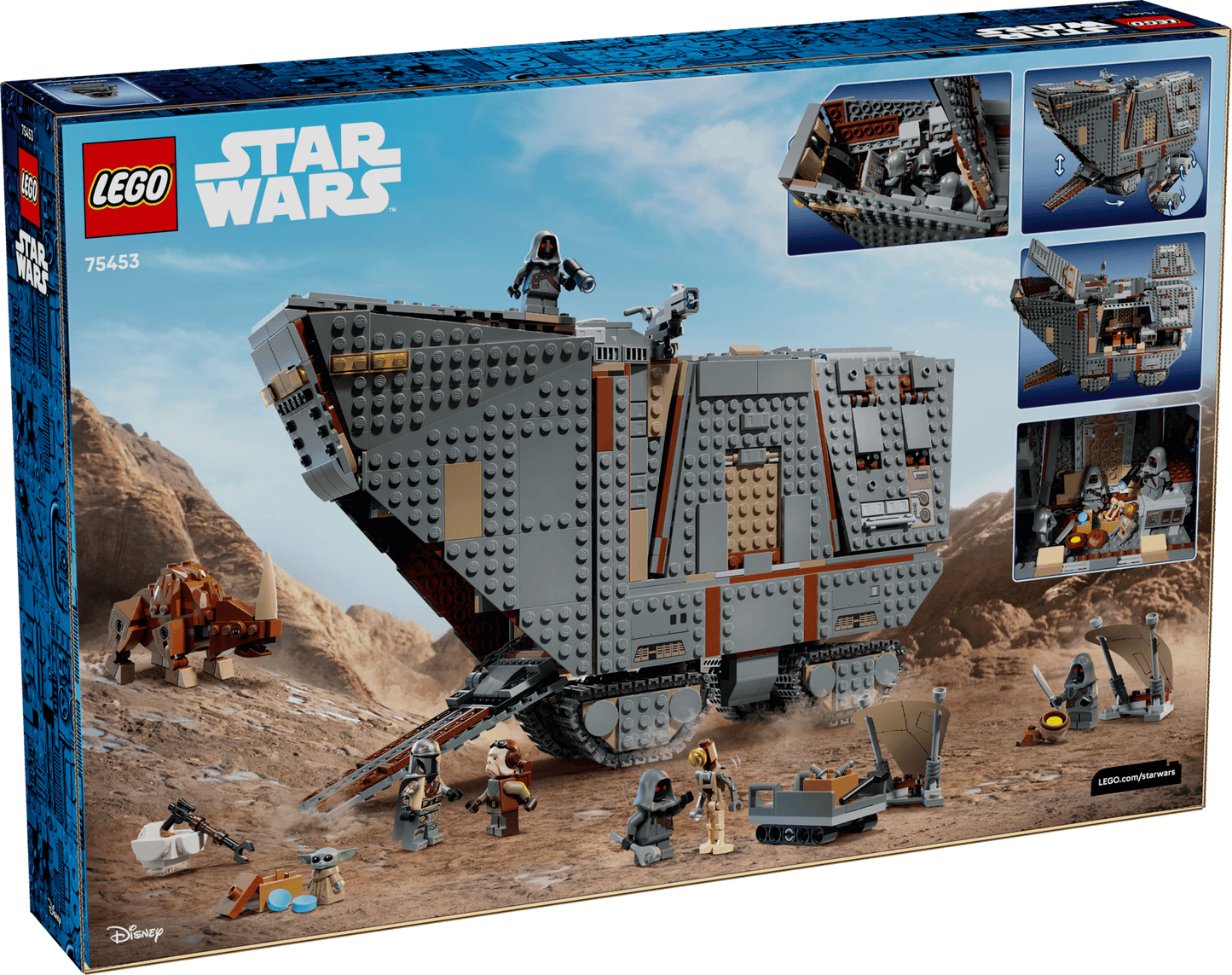 DISPONIBILE DA AGOSTO 2026 - 75453 LEGO Star Wars - Sandcrawler™ e Mudhorn Offworld