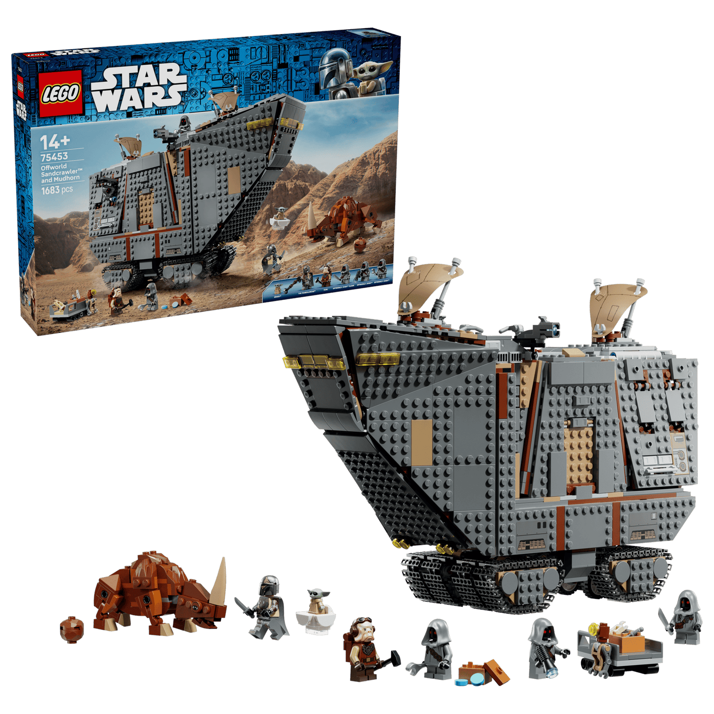 DISPONIBILE DA AGOSTO 2026 - 75453 LEGO Star Wars - Sandcrawler™ e Mudhorn Offworld