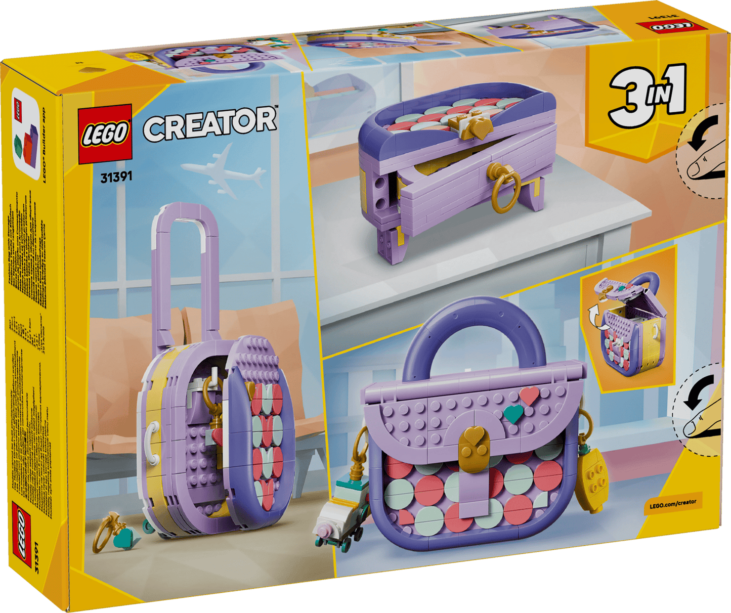 DISPONIBILE DA GIUGNO - 31391 LEGO Creator - Borsetta alla Moda Portaoggetti