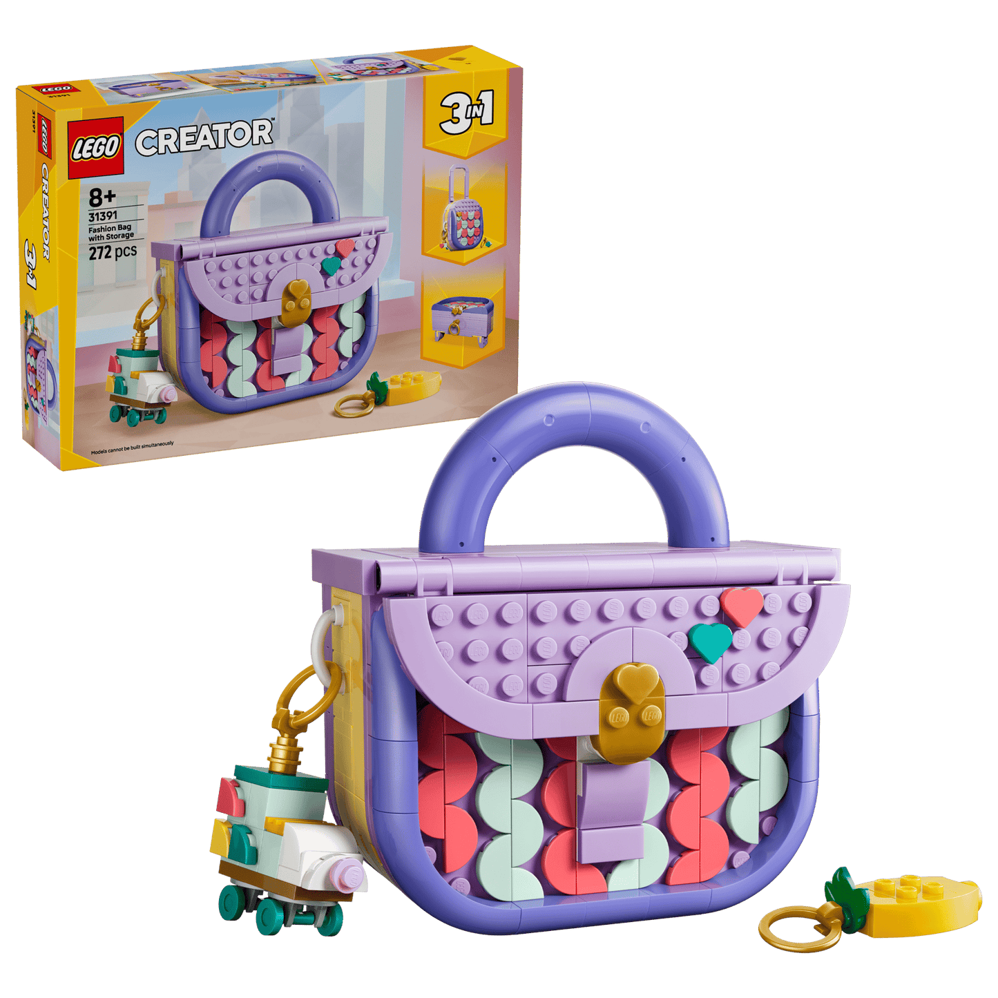DISPONIBILE DA GIUGNO - 31391 LEGO Creator - Borsetta alla Moda Portaoggetti