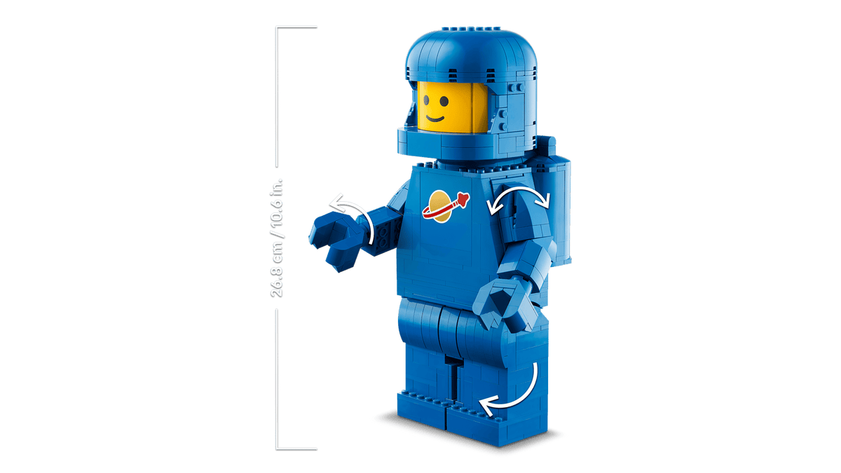 40921 ESCLUSIVA LEGO Minifigures - Grande minifigure di astronauta blu
