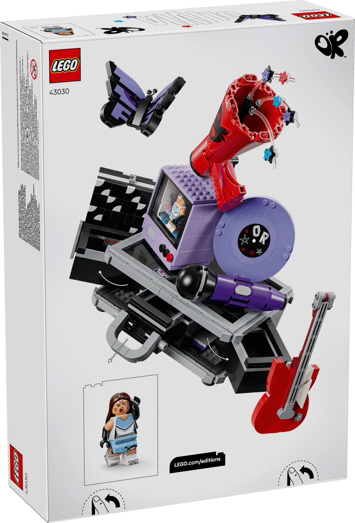 DISPONIBILE DA AGOSTO 2026 - 43030 LEGO Editions - La valigetta segreta di Olivia Rodrigo
