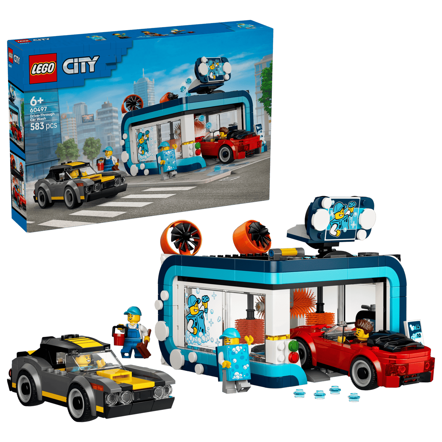 DISPONIBILE DA GIUGNO 2026 - 60497 LEGO City - Autolavaggio drive-in