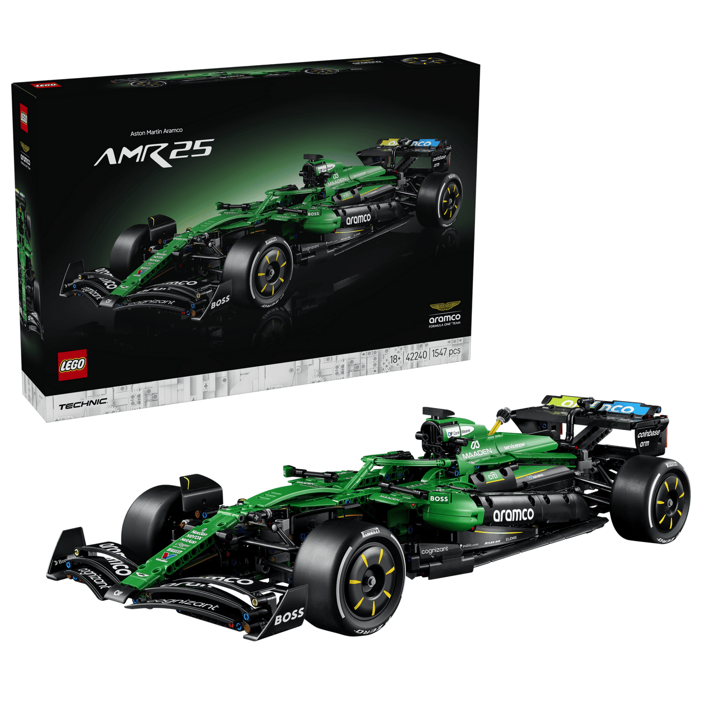 DISPONIBILE DA LUGLIO 2026 - 42240 LEGO Technic - Auto F1® Aston Martin Aramco AMR25