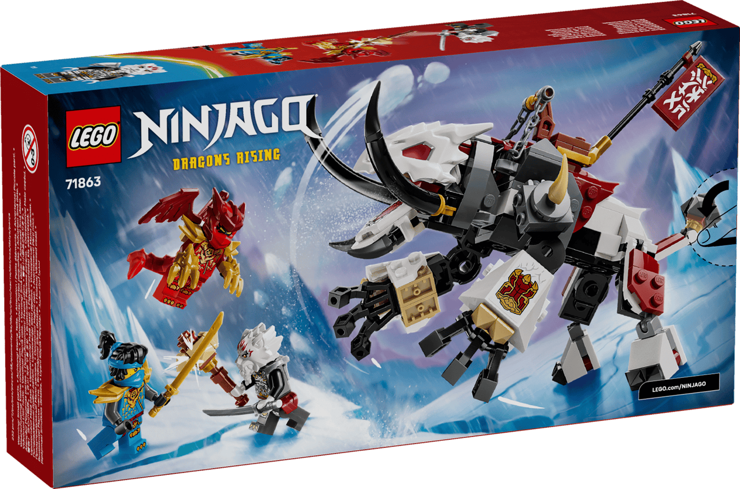 DISPONIBILE DA GIUGNO 2026 - 71863 LEGO Ninjago - Zilvar e Grimtak la Bestia Drago