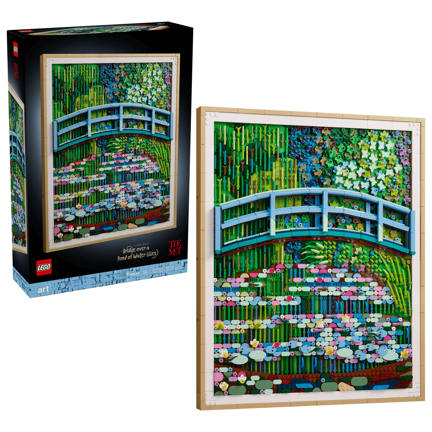 DISPONIBILE DA MAGGIO 2026 - 31220 LEGO Art - Claude Monet - Lo stagno delle ninfee