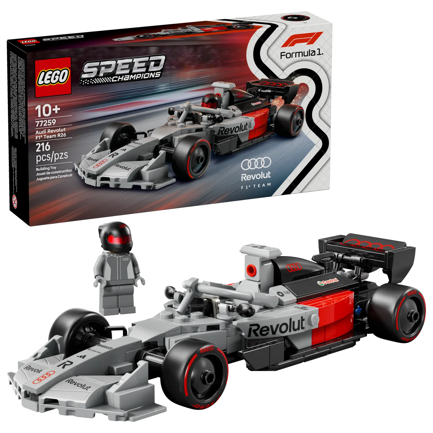 77259 LEGO Speed Champions - Auto da corsa Audi Revolut F1® Team R26